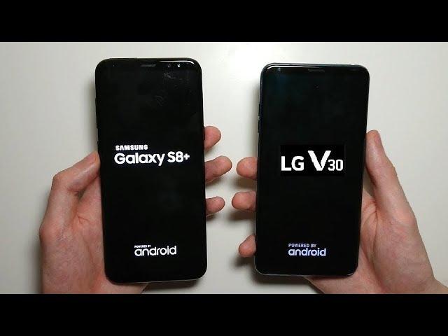 LG V30 vs Samsung Galaxy S8 Plus Speed Test!