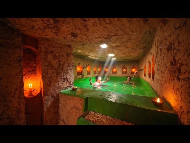 We Built A Secret Hidden Underground House with Private Pools, Wild Boar