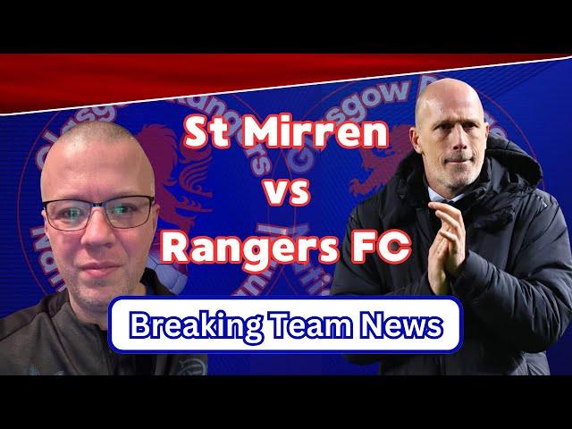 Breaking Rangers FC Team News