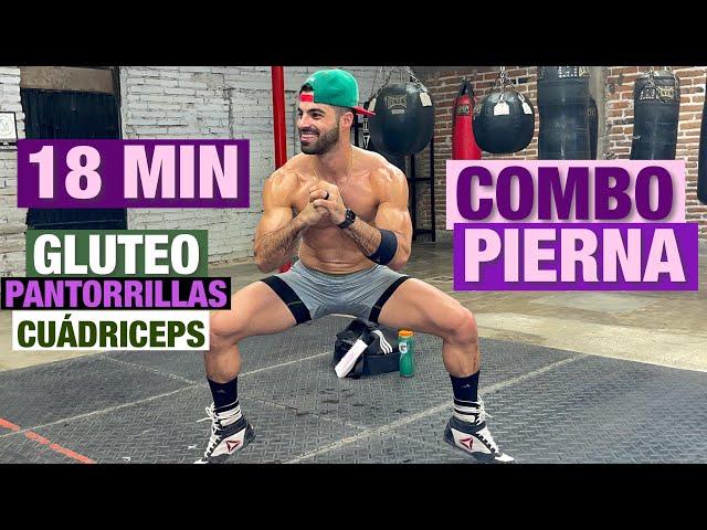 Ejercicios Para Piernas En Casa (18 MIN) Rutina Para Endurecer Piernas  Sin equipo