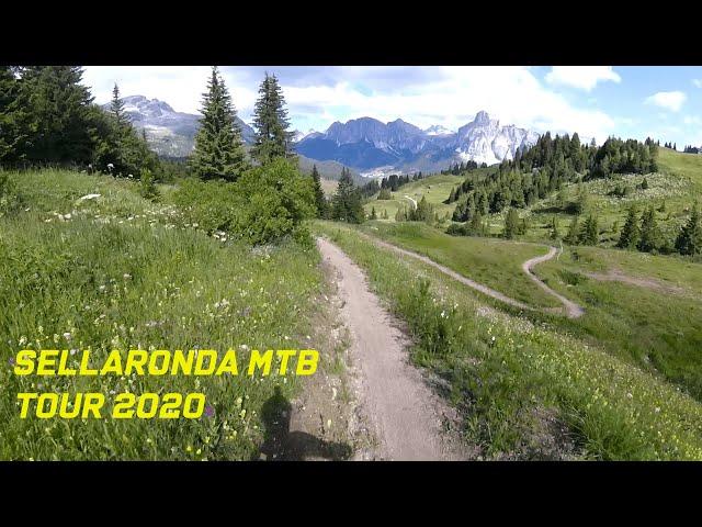 Sellaronda MTB Tour in senso Antiorario - 4 passi in Mtb - GoPro