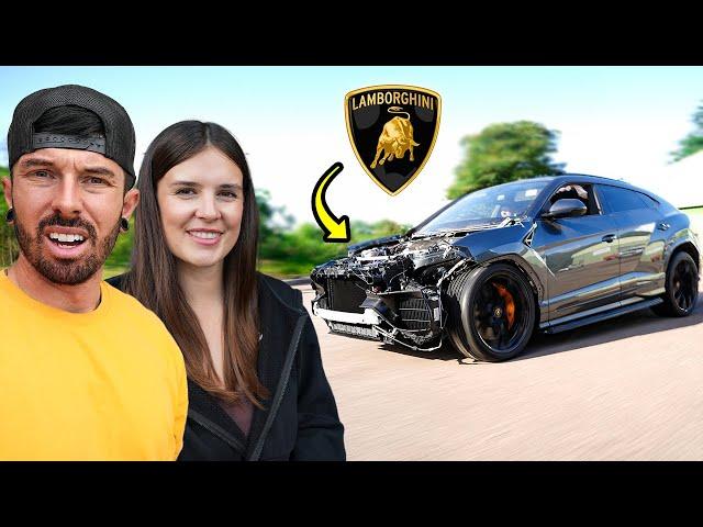 DRIVING THE WRECKED LAMBORGHINI URUS FOR THE FIRST TIME