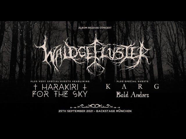 Waldgeflüster Album Release - Harakiri for the Sky - Karg - Bald Anders - Live at Backstage München