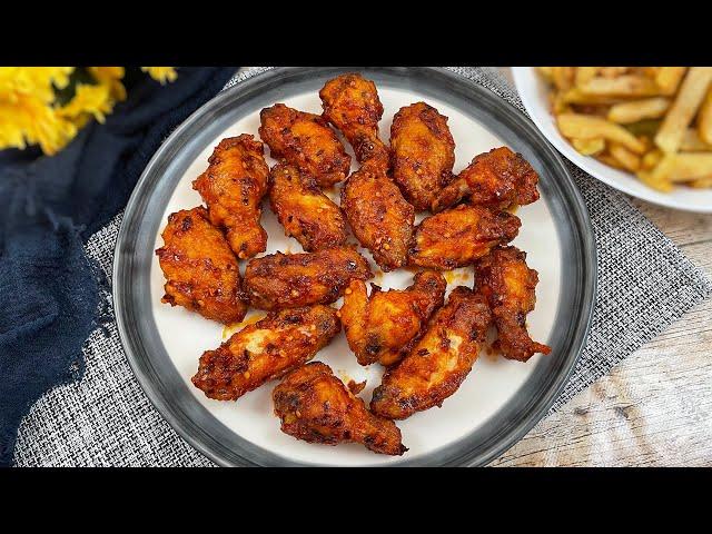 Spicy Chicken Wings Recipe • How To Make Wings • Fried Chicken Wings Recipe • Spicy Wings Recipe