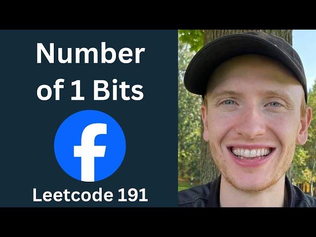 Number of 1 Bits - Leetcode 191 - Bit Manipulation (Python)