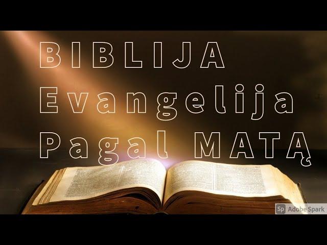 EVANGELIJA PAGAL MATĄ  BIBLIJA