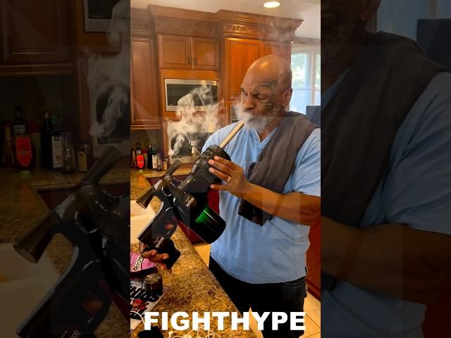 MIKE TYSON WANTS ALL THE SMOKE; SHOWS OFF NEW “SMOKIN’ GUN”