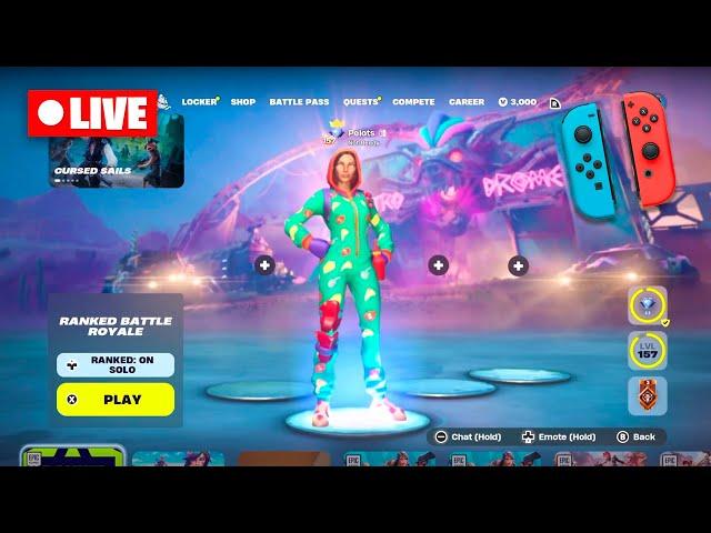  Fortnite Nintendo Switch Live Stream!! (Playing Ranked!)