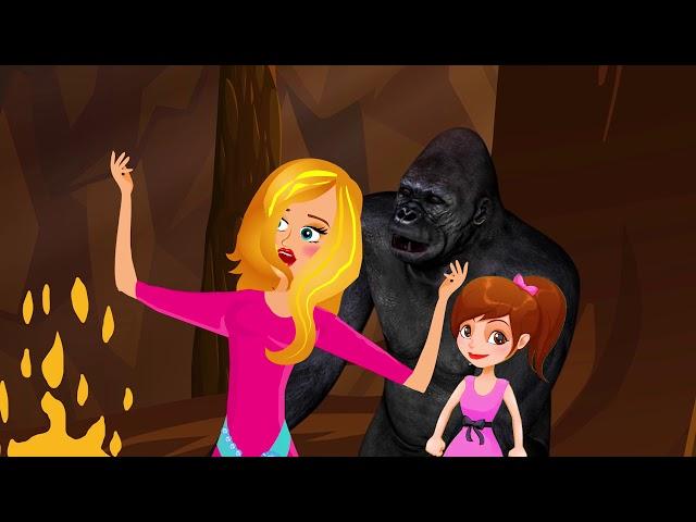 King Kong vs Godzilla Dragon || Who will save Loli and Sinti? || LoliLand