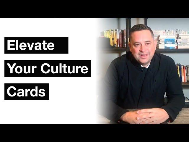 How to use the Elevate Your Culture card activity