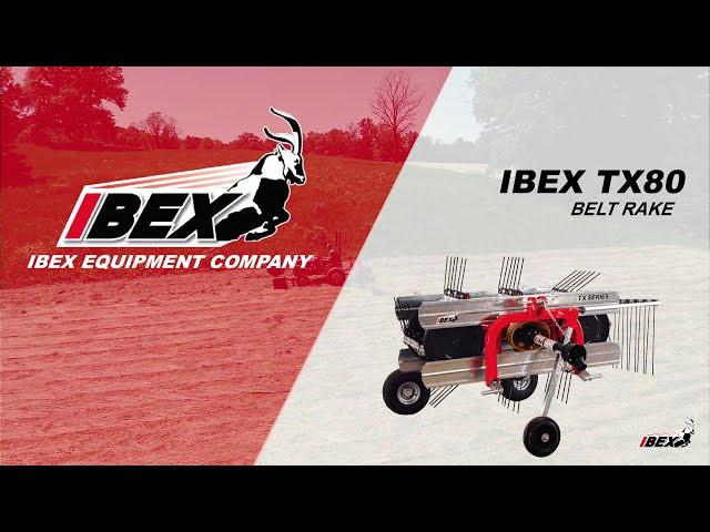 Ibex TX80 Compact Belt Rake