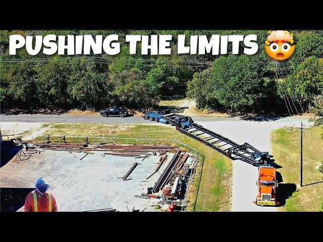 HEAVY HAUL#76 PUSHING THE LIMITS.. LOADING 145,000LBS ON NEW TRAILER