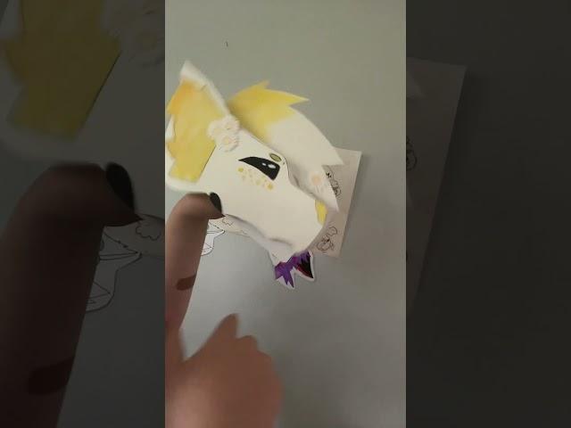 Like y’all can just scroll if you don’t like the video you don’t have to comment #dragon #paperart ￼
