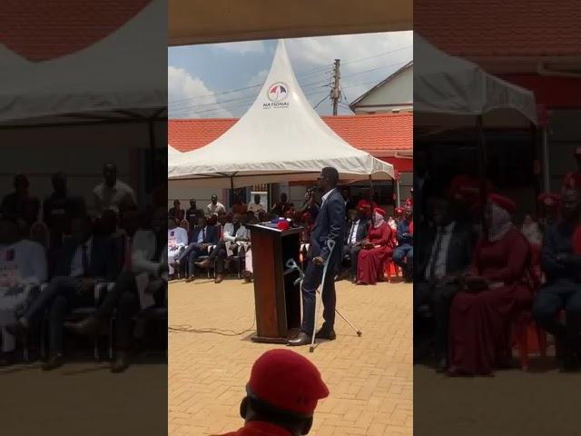 H.E PRESIDENT BOBI WINE SPEECH TODAY NAYE MUNYIVU NYO