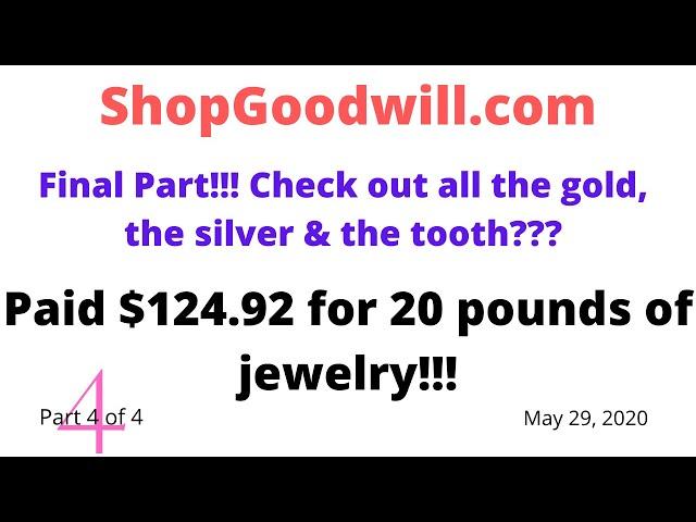 Part 4 of 4 - FINALLY Done - 20 pounds of jewelry from ShopGoodwill.com