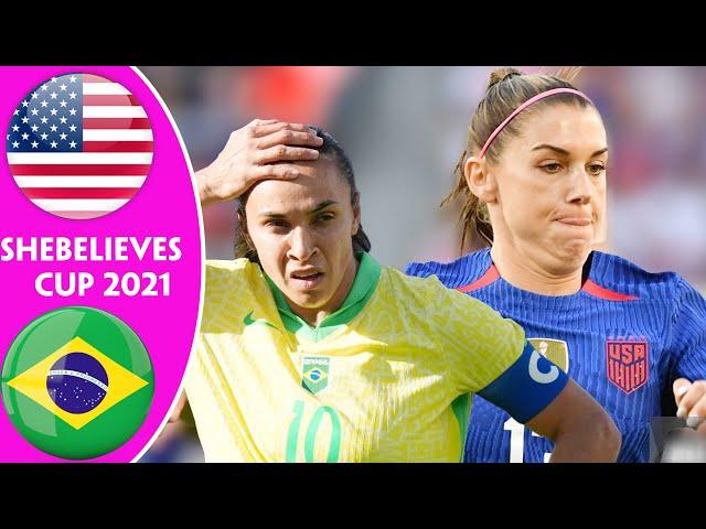 USA vs Brazil | Solid Defense & Decisive Goals