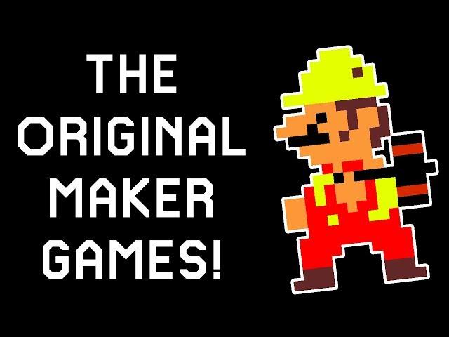 The Original Maker Games - 10 Old School Level Editors