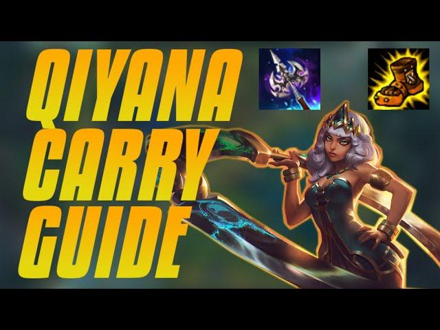 HOW TO CARRY AS QIYANA MID LANE - Challenger Guide - Solo Queue Commentary