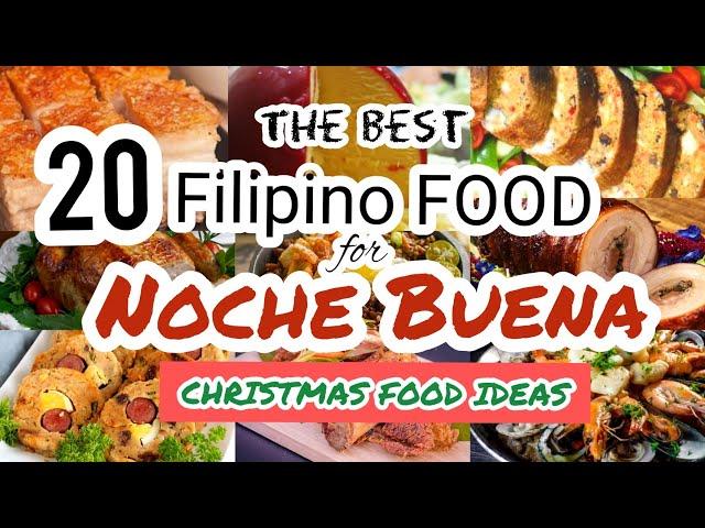 20 BEST FILIPINO CLASSIC RECIPES FOR NOCHE BUENA | THE BEST FOOD FOR CHRISTMAS EVE | VLOGMAS DAY3