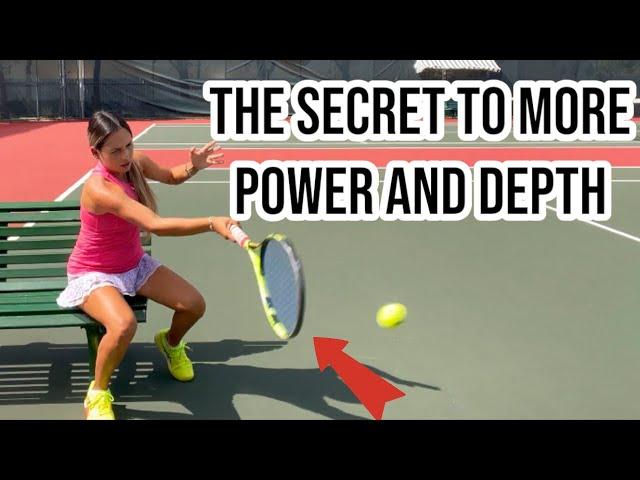 Want More Power And Depth in Your Forehand? do This!