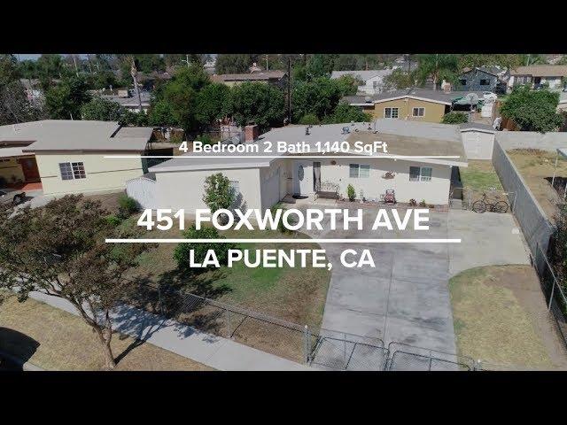 Home SOLD | 451 Foxworth Ave La Puente, CA | Julio Arias & Jeannette Arias