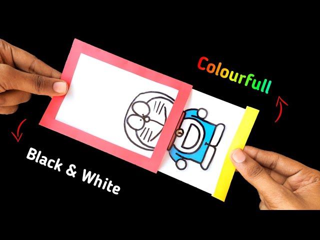 Black & White to Colourfull Magic toy | Easy paper toy | homemade Colour changing toy | prank toy