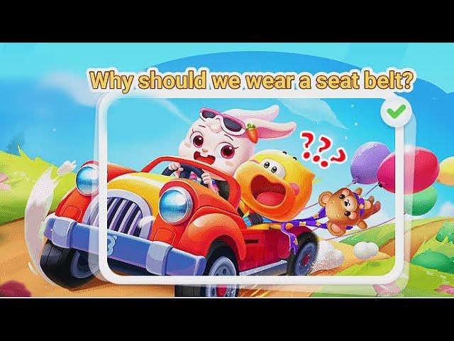 Why Should We Wear a Seatbelt? Child Safety Tips! | BabyBus gameplay