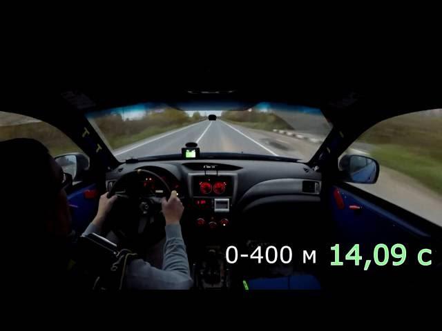 0-100 5.9sec  Subaru Impreza 2,5l non turbo!!!