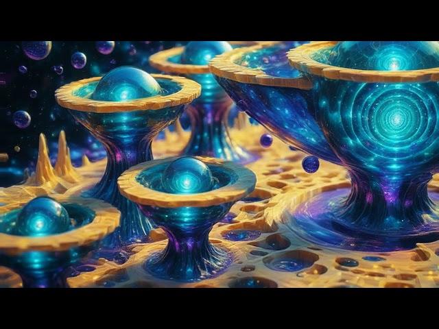 [4K UHD] Trippy Visuals | Flow of Time Journey for LSD Acid Trips