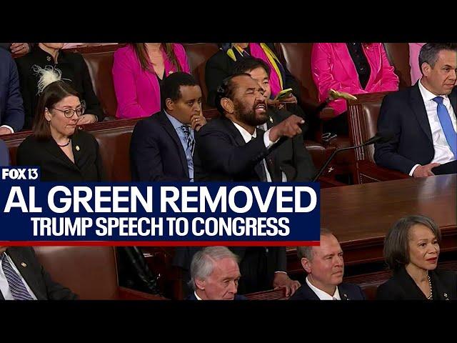 Trump's speech: Al Green removed from House Chamber