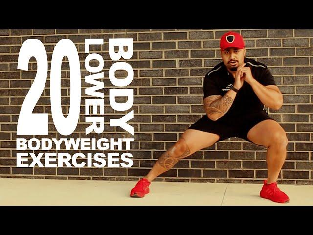 20 Lower Body Bodyweight Exercises for Bootcamp and Personal Trainers