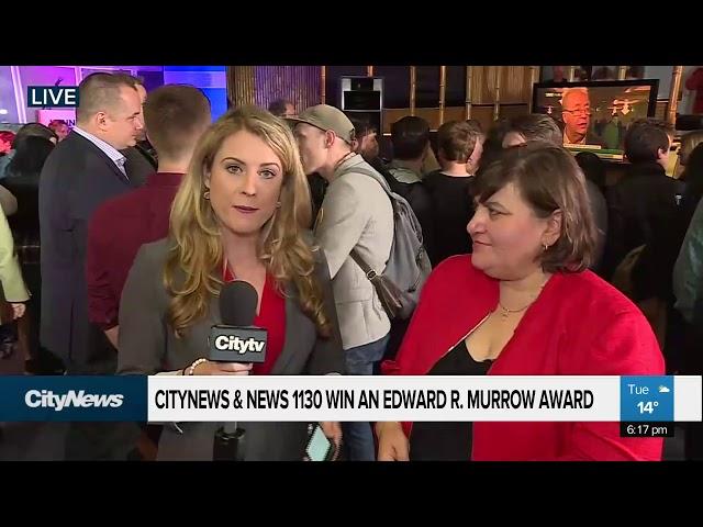 CityNews and NEWS 1130 win an Edward R. Murrow award