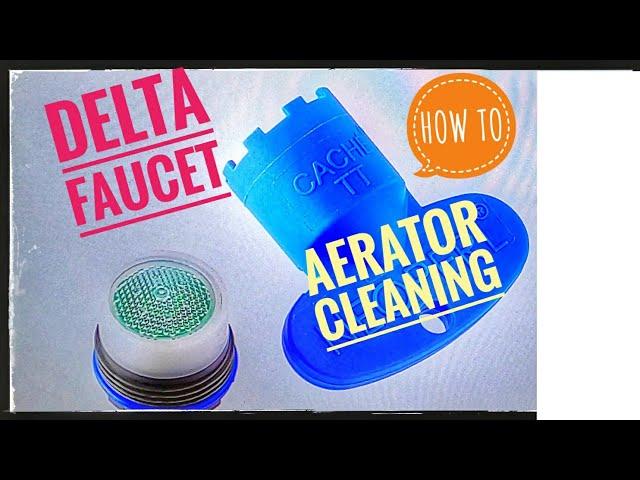 Delta Faucet Aerator Cleaning How To Remove Clean Install New & Replace Aerators