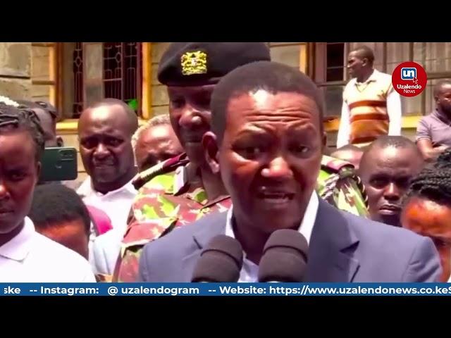 'Mimi ndio nilitoa Gachagua' CS Mutua says, criticizing Gachagua-Kalonzo likely coalition