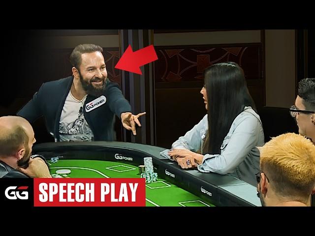 Daniel Negreanu TILTS his opponents with Speech Play | TOP Poker Moments