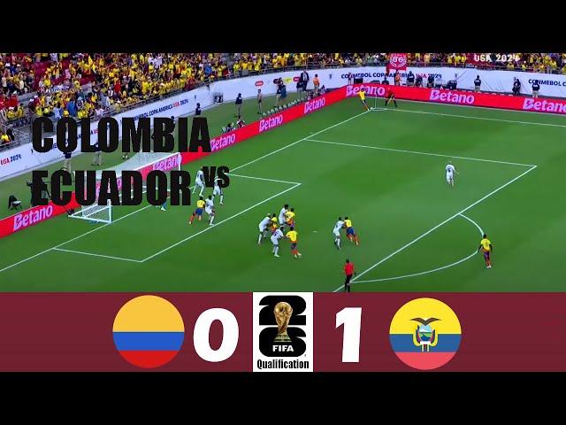 Colombia vs Ecuador 0-1 | 2024 World Cup Qualification | Match Highlights