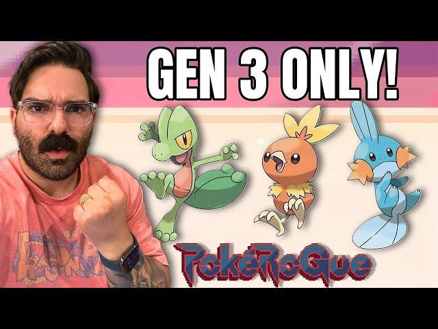 Tonight We Gonna Pop Off | PokeRogue Gen 3 Only Challenge