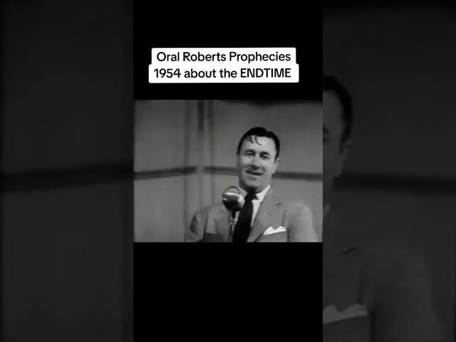 70 YEARS AGO PROPHETIC WORD OF END-TIME REVIVAL BY ORAL ROBERTS 1954