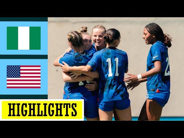 USA vs Nigeria Extended Highlights & All Goals | Women's Football 2024