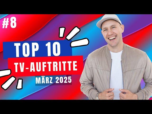 TOP 10 TV-AUFTRITTE  Die Schlager Charts der Woche  MÄRZ 2025  #8