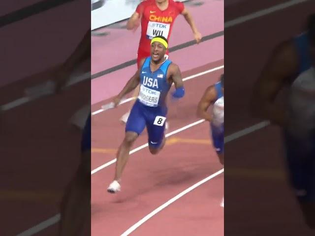 Team USA dominates 4x100 relay 