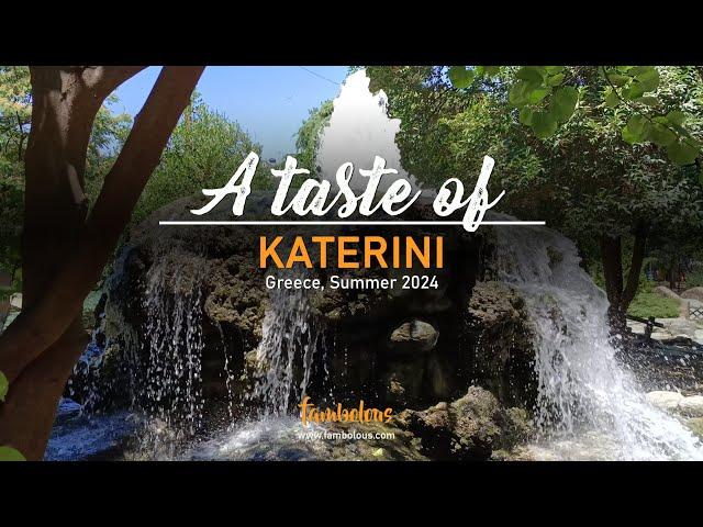 A taste of Katerini, Greece 2024