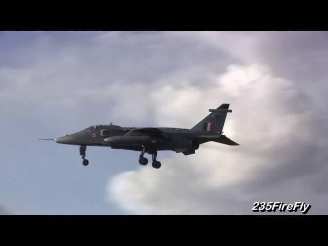 Indian Air Force - Jaguar Fighter Jets Crosswind Landing - Red Flag 2016