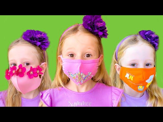 Wear your mask - a story for kids by Like Nastya