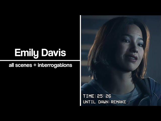 Emily Davis Scenepack - All Scenes + Interrogations - Until Dawn (Remake)