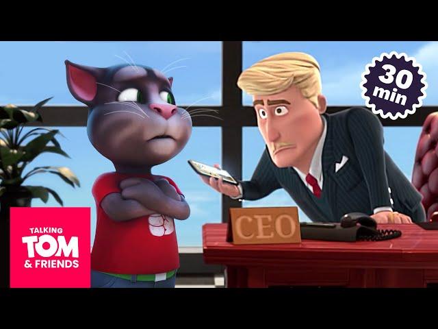 The Friends vs. The CEO!  Talking Tom & Friends Compilation
