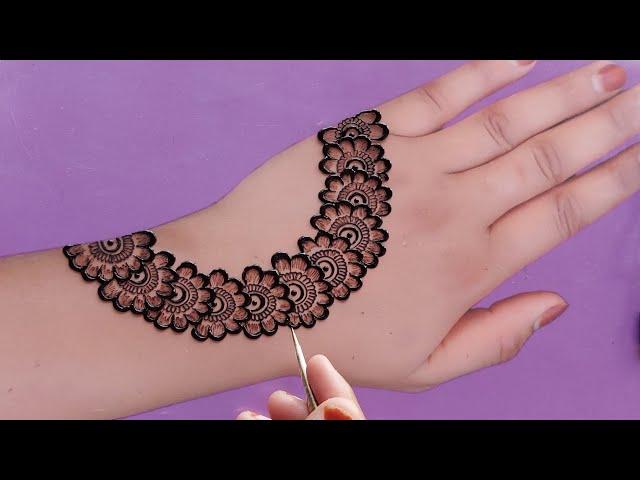 Very beautiful stylish mehndi design | easy arabic mehndi | mehndi ka design | mehndi design |mehndi