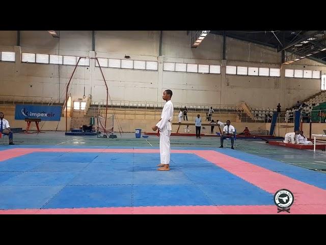 Heian Shodan kata - Abuja private school under 18 junior Karate championships, 2022