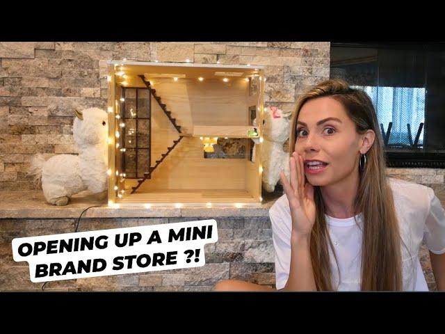 BUILDING THE FIRST EVER MINI BRAND STORE !!