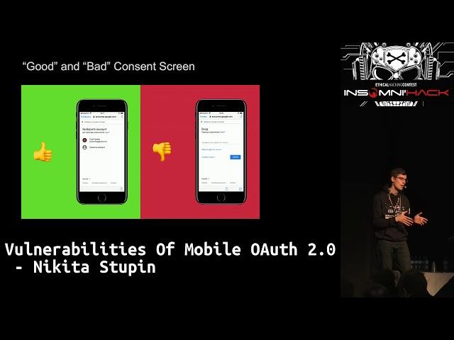 Vulnerabilities of mobile OAuth 2.0 by Nikita Stupin, Mail.ru